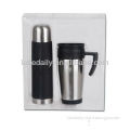 cheap stainless steel flask and mug set